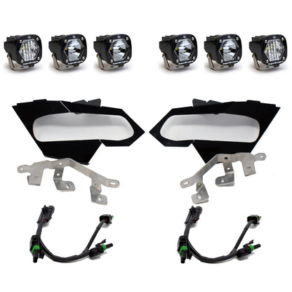 Baja Designs Can Am X3 S1 Triple LED Headlight Kit - 447074