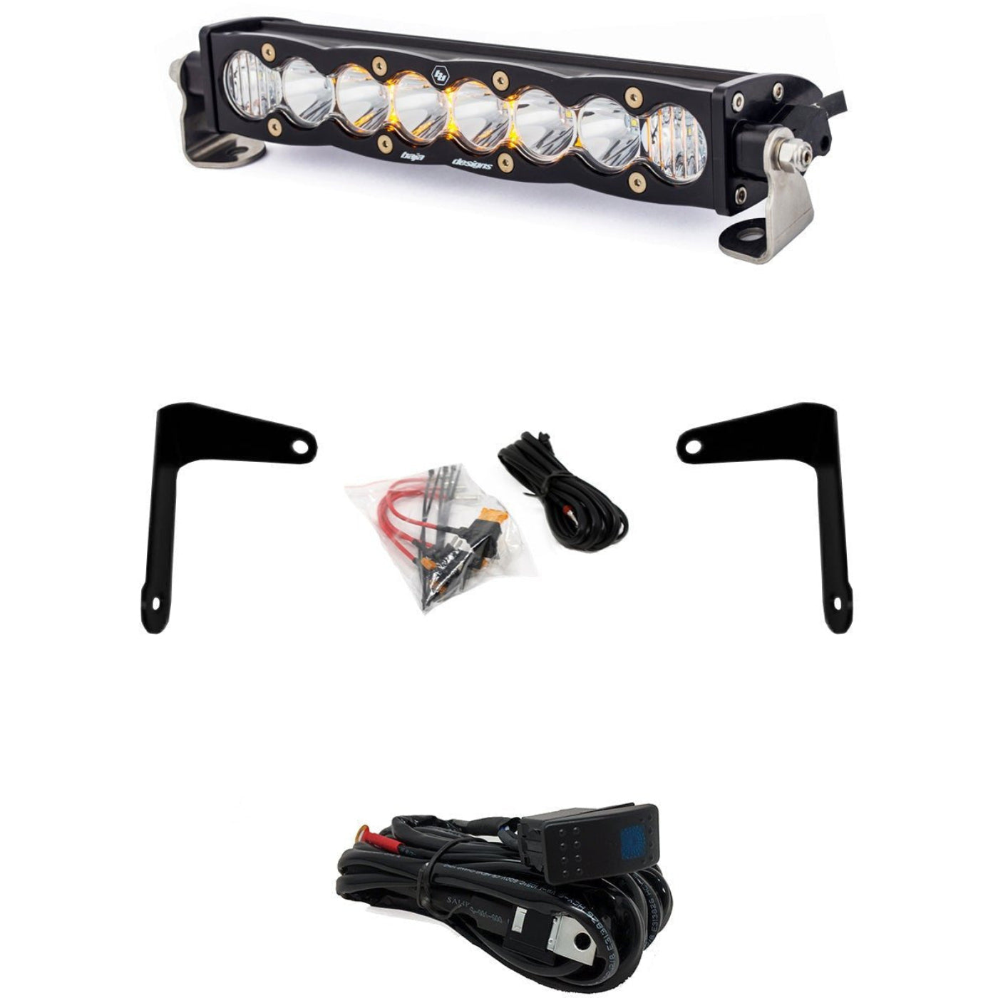 Baja Designs Can Am X3 S8 Shock Mount Light Bar Kit - 447037