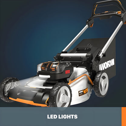 Worx WG753 Cordless 40V Nitro Self-Propelled 21" Lawn Mower - WG753