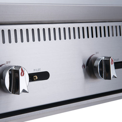 Chef AAA Commercial 36 in. Countertop Charbroiler - TCCB36