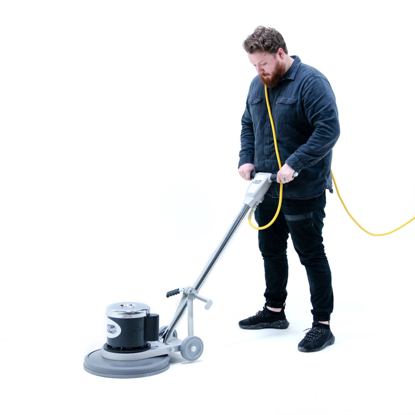 CleanFreak 17" Heavy Duty Floor Buffer w/ Pad Driver - CPL-225FP-17-RH-CF