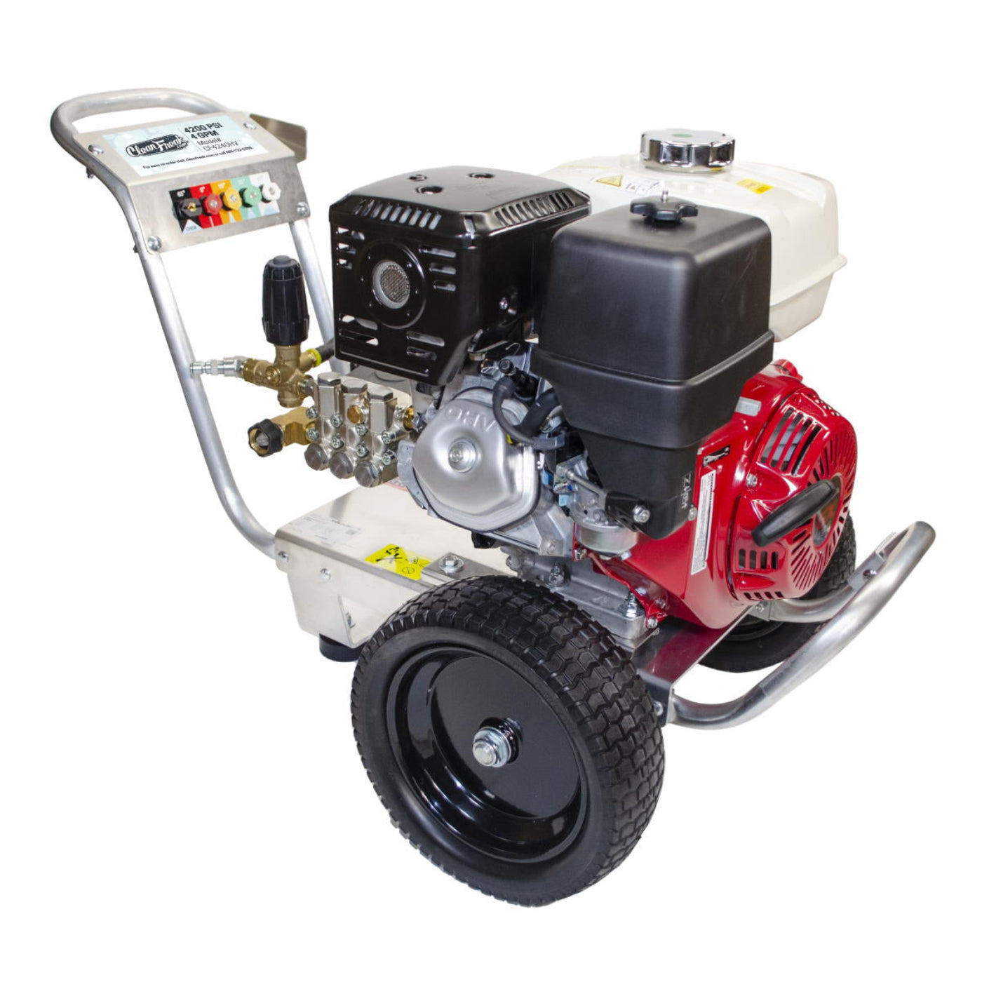 CleanFreak Honda GX390 Engine 4.0 GPM Pressure Washer (Gas) - 4,200 PSI - WET-CF4240HV