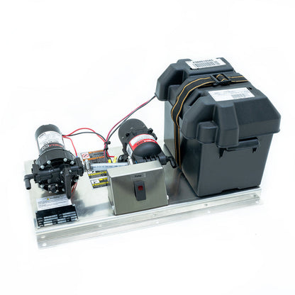 CleanFreak 12 Volt Softwash System (100 PSI @ 5.3 GPM) w/ Remco Pump - Optional Cage, Proportioner, Hose Reel & Spray Wand w/ Nozzle - WET-ASW-0008