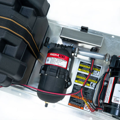 CleanFreak 12 Volt Softwash System (100 PSI @ 7.0 GPM) w/ Remco Pump - Optional Cage, Proportioner, Hose Reel & Spray Wand w/ Nozzle - WET-ASW-0007