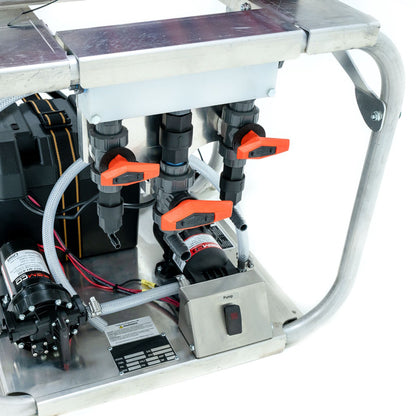 CleanFreak 12 Volt Softwash System (100 PSI @ 7.0 GPM) w/ Remco Pump - Optional Cage, Proportioner, Hose Reel & Spray Wand w/ Nozzle - WET-ASW-0007