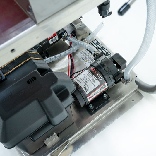 CleanFreak 12 Volt Softwash System (100 PSI @ 7.0 GPM) w/ Remco Pump - Optional Cage, Proportioner, Hose Reel & Spray Wand w/ Nozzle - WET-ASW-0007