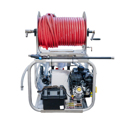 CleanFreak Softwash System (300 PSI @ 11.0 GPM) w/ Comet P40 Pump & Electric Start 6.5 HP Vanguard Engine -  WET-A-ASW-0002