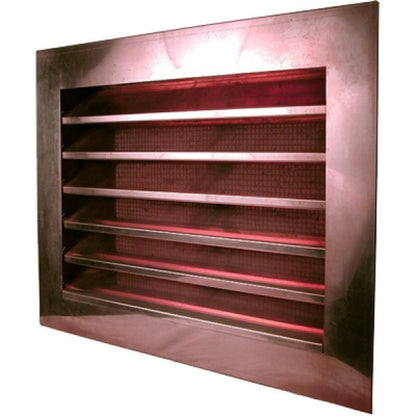 Copperlab Copper Louvered Gable End Vent - WLV1212F