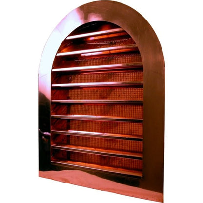 Copperlab Copper Tombstone Louvered Gable Wall Vent -WLVT1218F