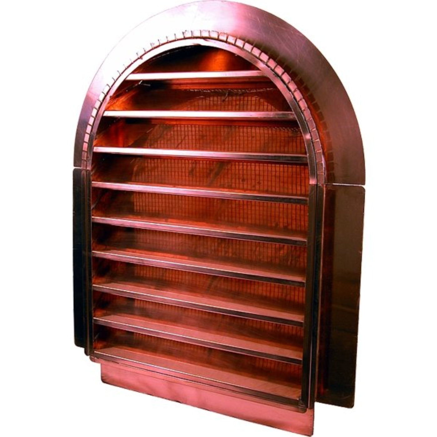 Copperlab Copper Tombstone Louvered Gable Wall Vent -WLVT1218F