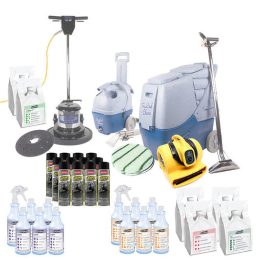 Trusted Clean Powerhead Carpet Scrubbing & Cleaning Package w/ Different Hand Tools - CPT-PACKAGE5