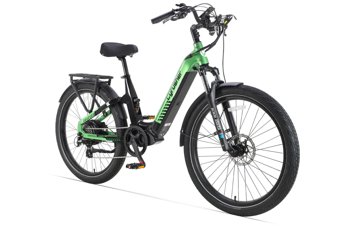 Cyrusher Sprint Step-Through City E-Bike - US-Sprint-Green