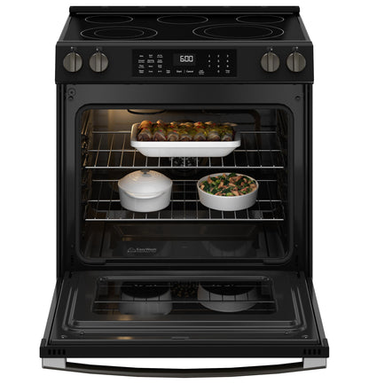 GE APPLIANCES GRS600AVDS GE(R) 30" Slide-In Electric Convection Range with No Preheat Air Fry and EasyWash(TM) Oven Tray - GRS600AVDS-KT