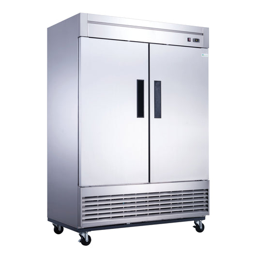 Chef AAA - Commercial 55" Reach-In Freezer Solid 2 Door 40 cu.ft. - T55F