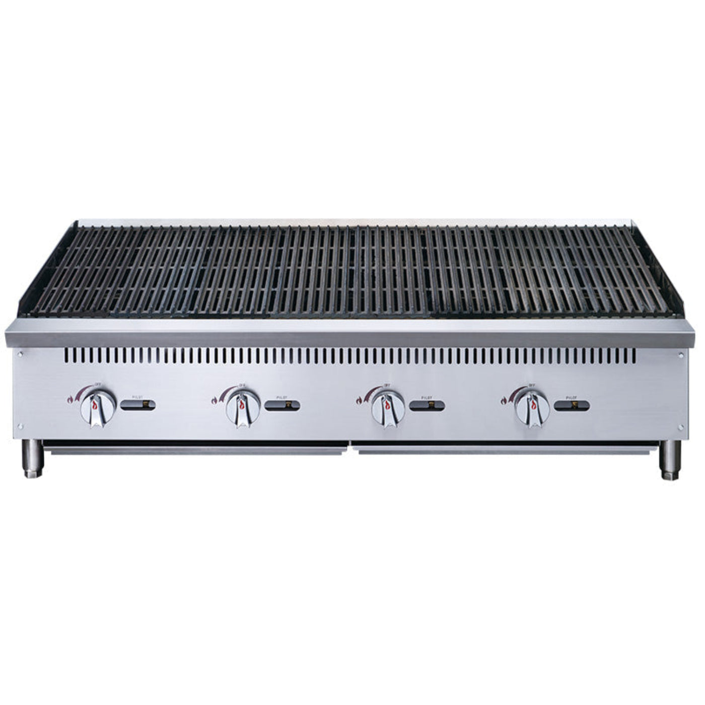 Chef AAA Commercial 48 in. Countertop Charbroiler - TCCB48