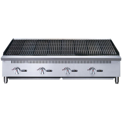 Chef AAA Commercial 48 in. Countertop Charbroiler - TCCB48