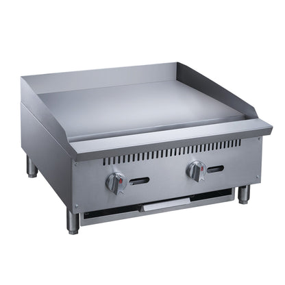 Chef AAA Commercial 24 in. Countertop with Griddle with 2 Burners NG - TCGM24