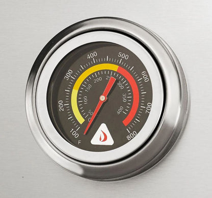 Delta Heat 38 Inch Black Natural Gas Grill W/ Rotisserie and Sear Zone