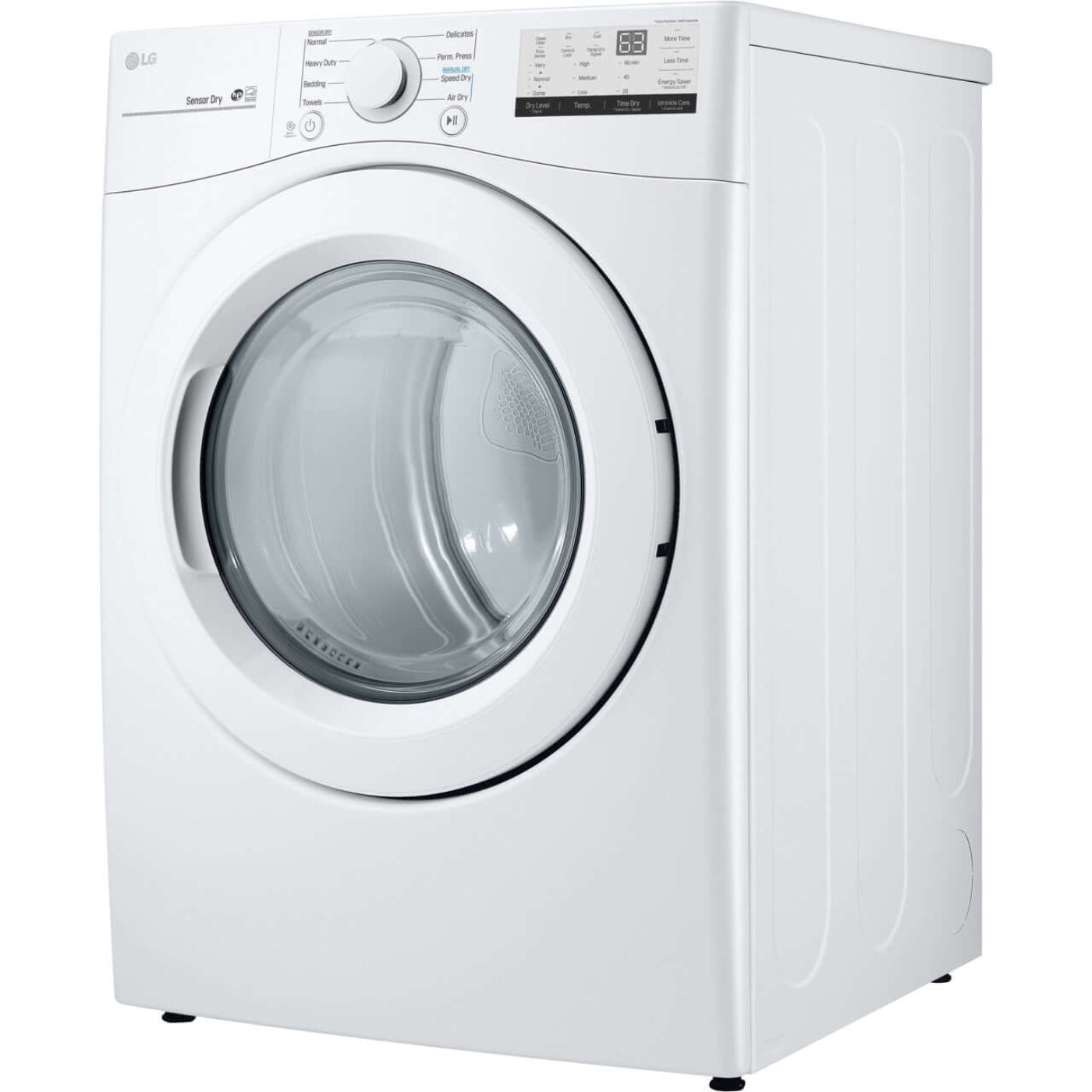 LG 27 In. 7.4-Cu. Ft. Ultra-Large Capacity Gas Dryer in White (DLG3401W)