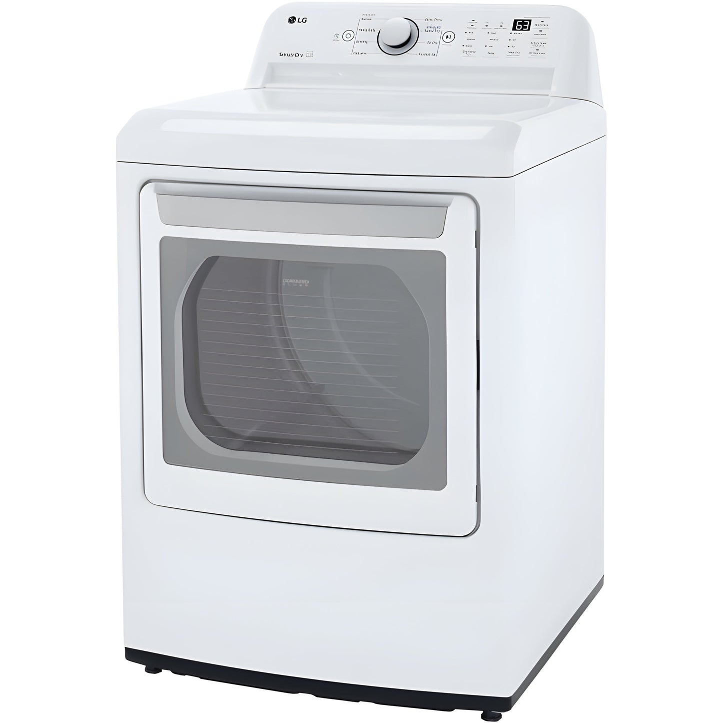 LG 7.3-Cu. Ft. Ultra Large Capacity Gas Dryer with Sensor Dry Technology (DLG7151W)