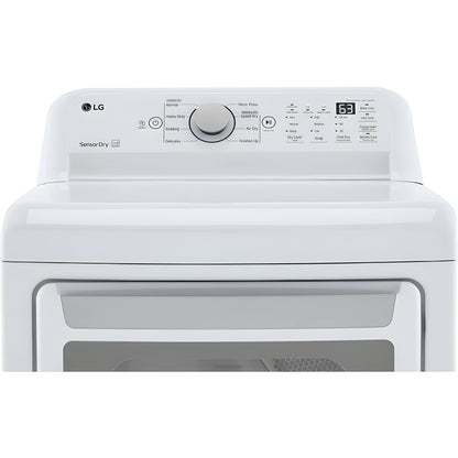 LG 7.3-Cu. Ft. Ultra Large Capacity Gas Dryer with Sensor Dry Technology (DLG7151W)