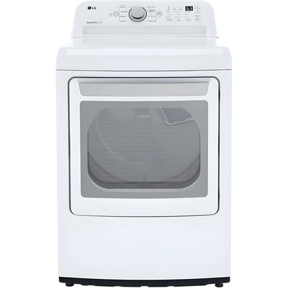 LG 7.3-Cu. Ft. Ultra Large Capacity Gas Dryer with Sensor Dry Technology (DLG7151W)