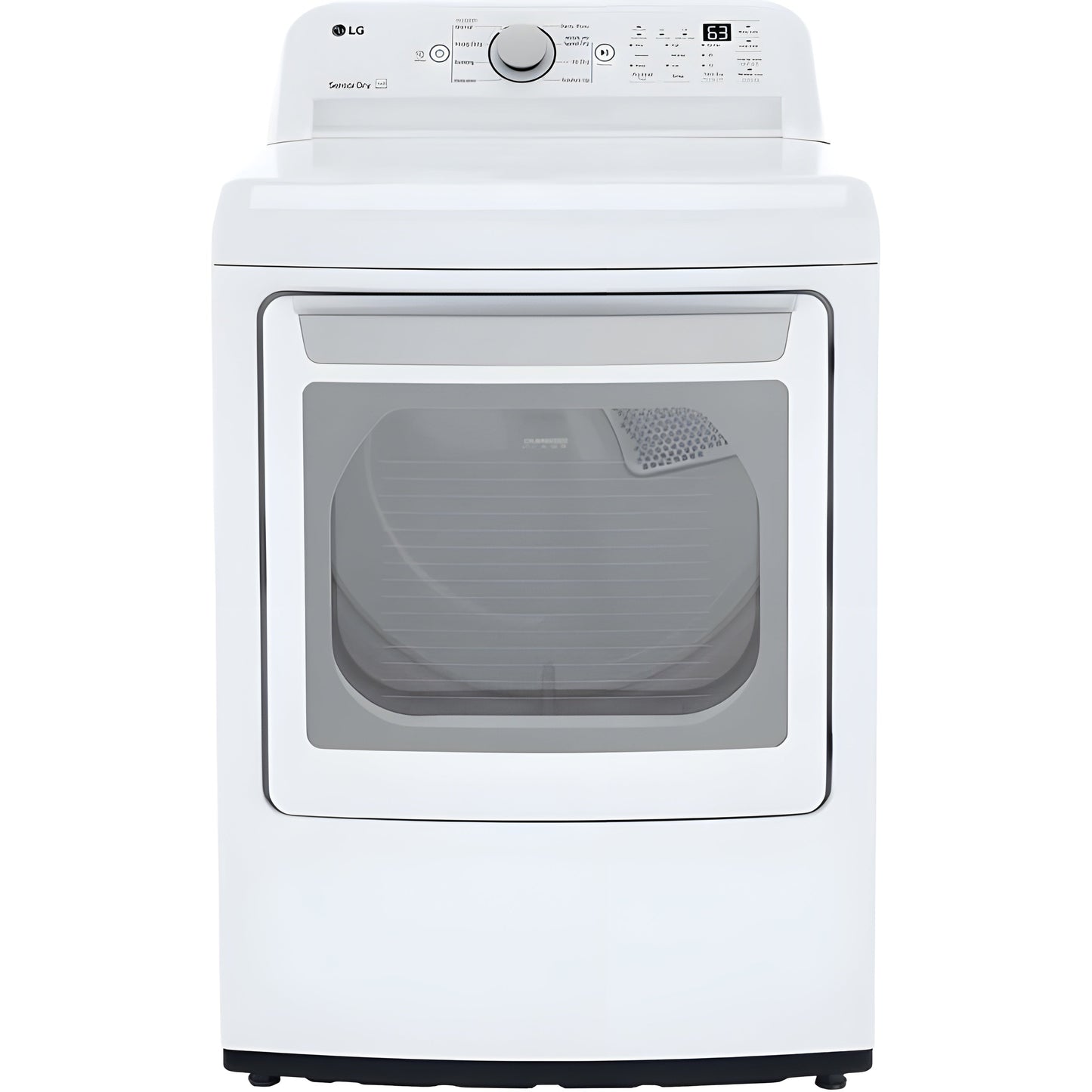 LG 7.3-Cu. Ft. Ultra Large Capacity Gas Dryer with Sensor Dry Technology (DLG7151W)