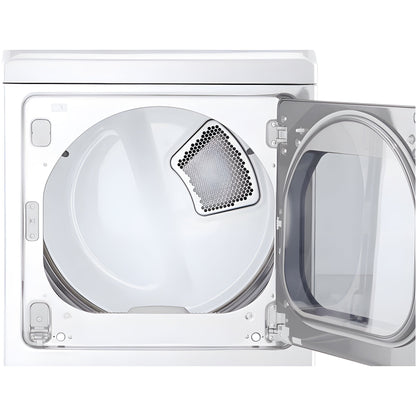 LG 7.3-Cu. Ft. Ultra Large Capacity Smart wi-fi Enabled Rear Control Gas Dryer with EasyLoad Door in White (DLG7401WE)