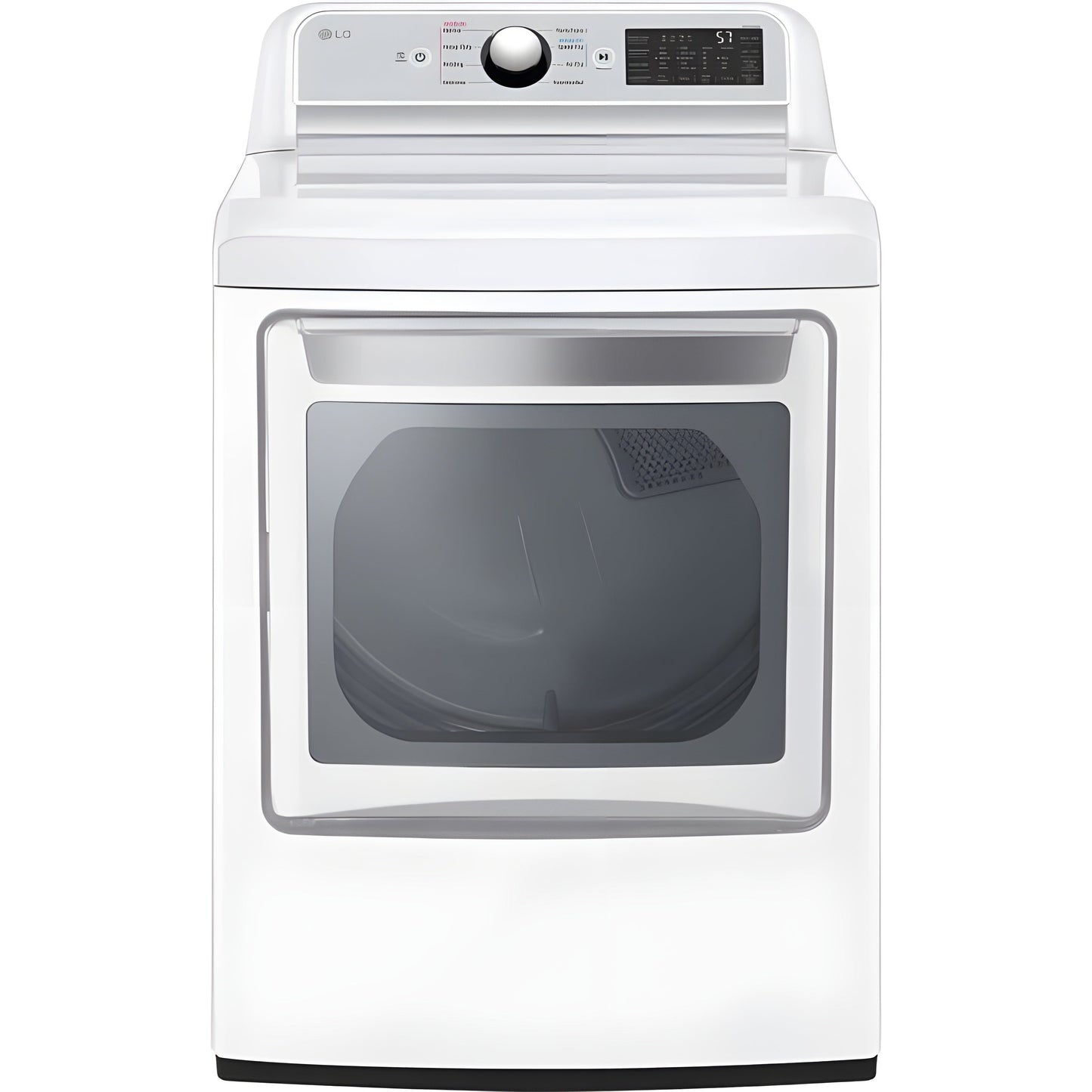 LG 7.3-Cu. Ft. Ultra Large Capacity Smart wi-fi Enabled Rear Control Gas Dryer with EasyLoad Door in White (DLG7401WE)