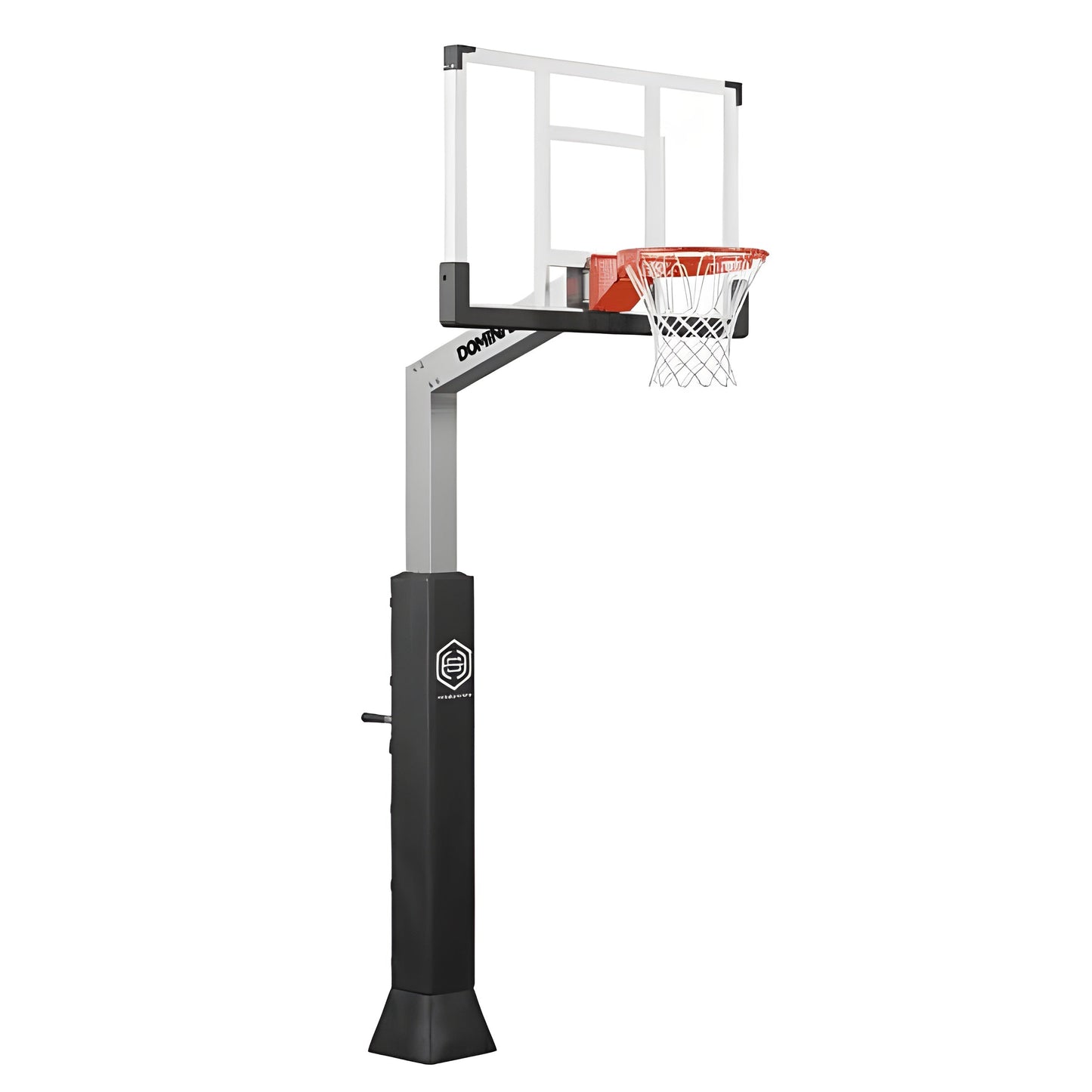 Dominator 60" Glass Backboard Adjustable Basketball Hoop - 603-aa