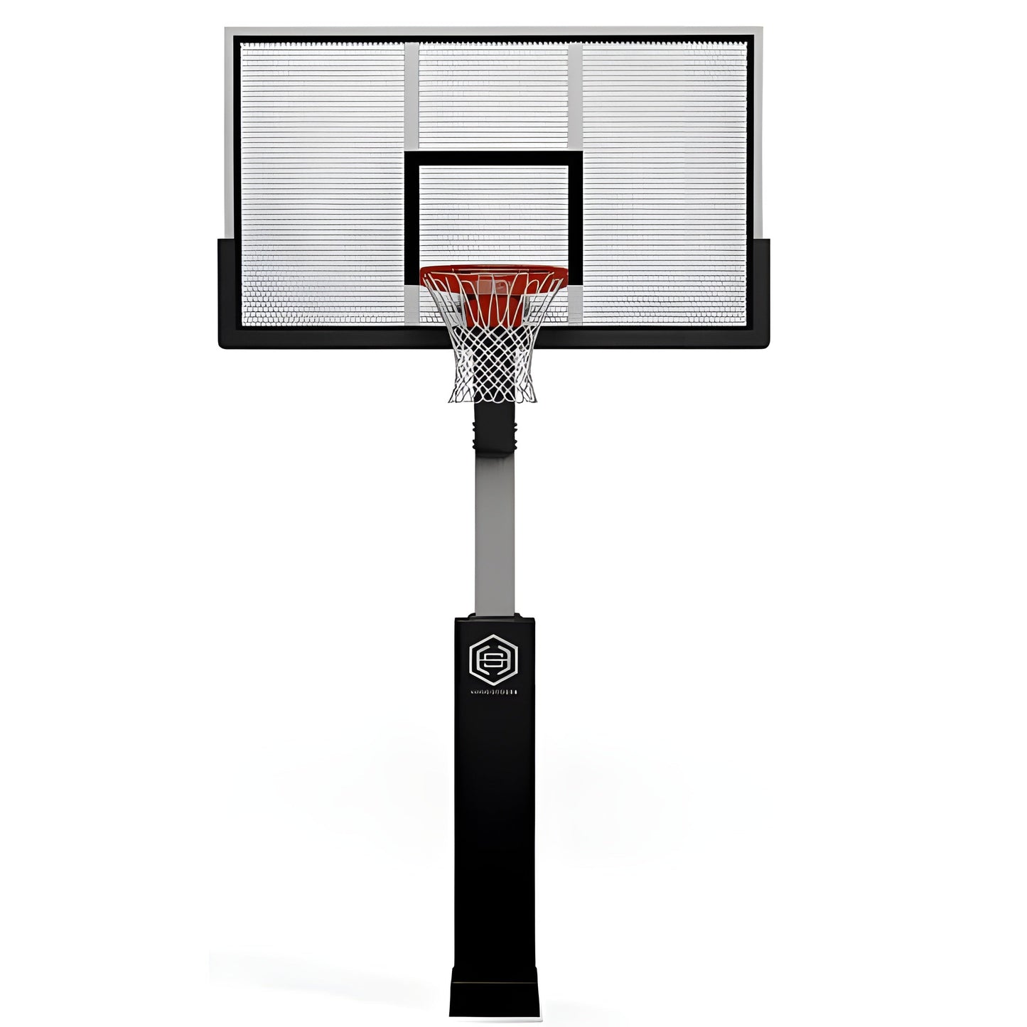Dominator Pro 72" Aluminum Shatter-Proof Backboard Adjustable Basketball Hoop