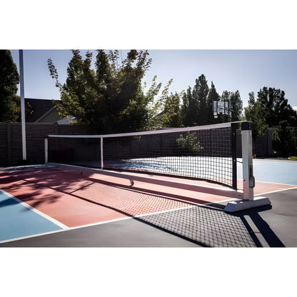 Dominator Pro Max Semi Permanent Rolling Portable Pickleball Net - pb-max-1