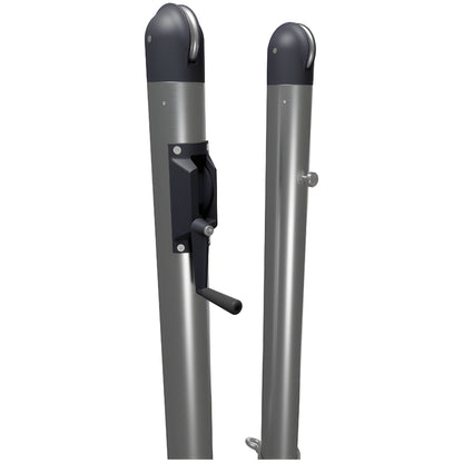 Dominator Round Heavy-Duty Inground Pickleball System - rpb-ig2