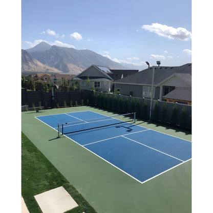 Dominator Square Heavy-Duty Inground Pickleball System - spb-ig22