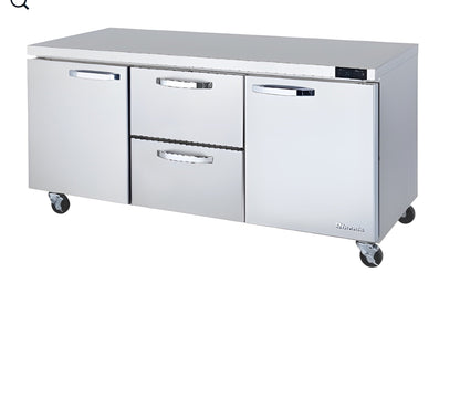 Blue Air  72" Wide 2 Drawer Undercounter Refrigerator - BLUR72-D2M-HC