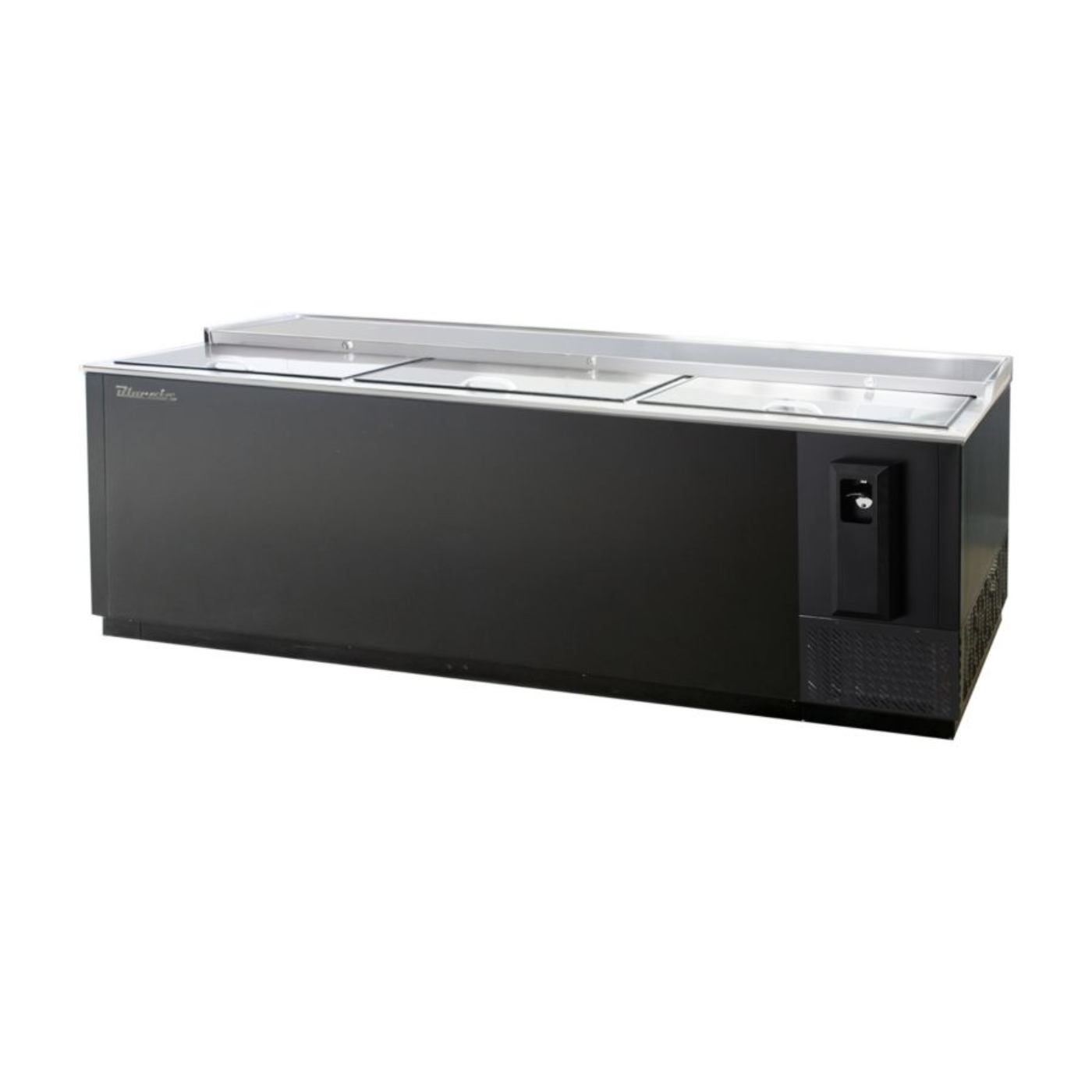 Blue Air | 95" Wide Horizontal Slide Top Bottle Cooler -  BBC-95B-HC