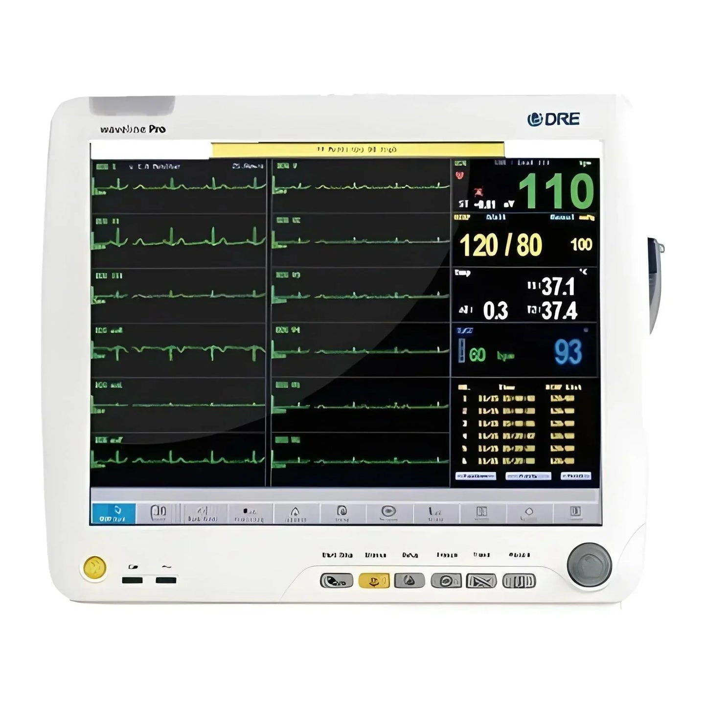 DRE Waveline Pro Multi-function Veterinary Monitor - DR-2012