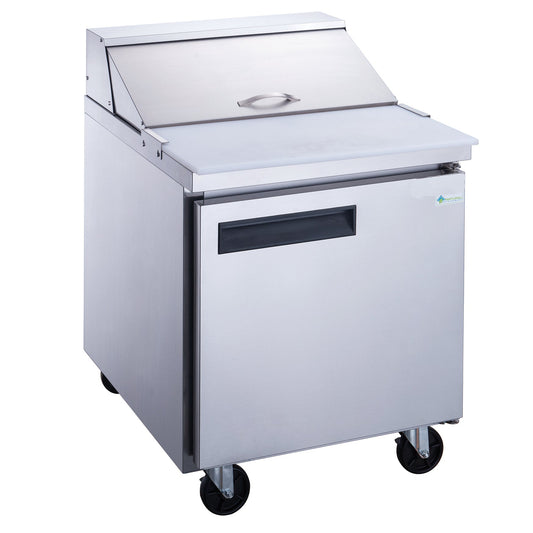 Chef AAA Commercial 29" 8 Pan Salad Sandwich Food Prep Table Refrigerator 6.5cu.ft. TSP29