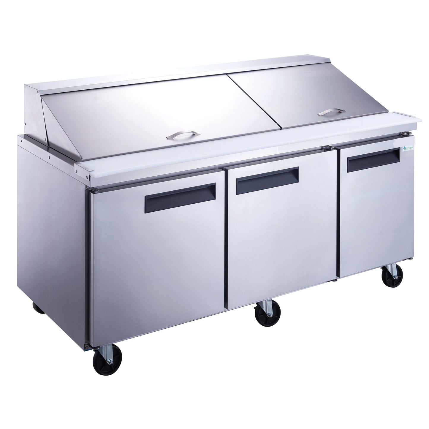 Chef AAA - TSP72M Commercial 72" 30 Pan Salad Sandwich Food Prep Table Refrigerator Mega Top - TSP72M