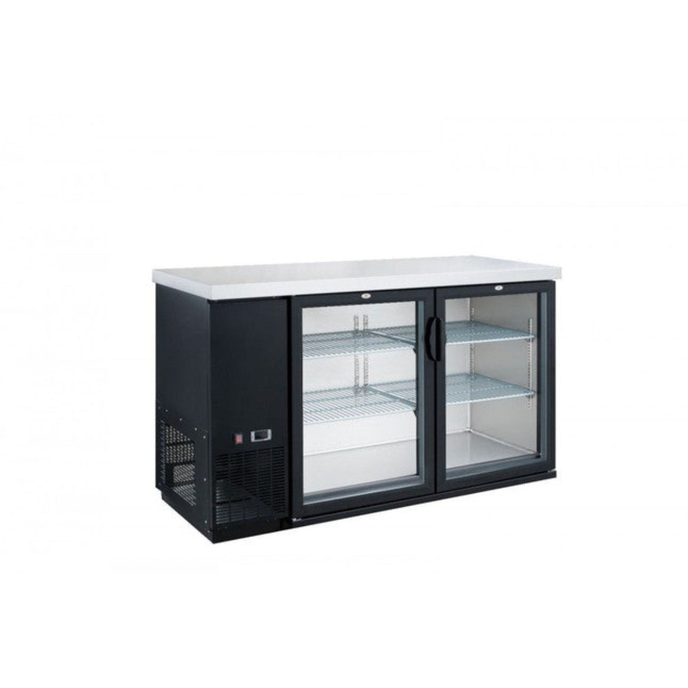Chef AAA - Commercial 49" Glass Door Back Bar Refrigerator 11.2 cu.ft. - TBB-48G-HC