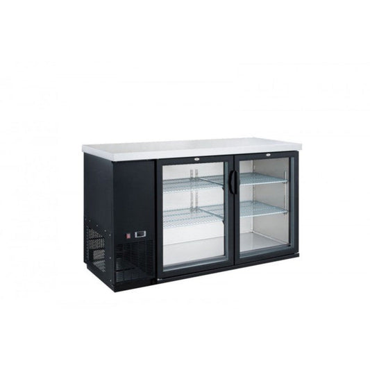 Chef AAA - Commercial 49" Glass Door Back Bar Refrigerator 11.2 cu.ft. - TBB-48G-HC
