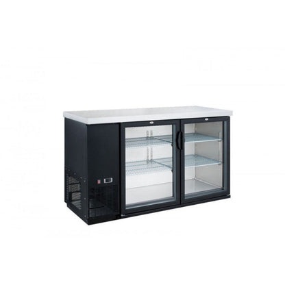 Chef AAA - Commercial 61" Glass Door Back Bar Refrigerator 15.2 cu.ft. - TBB-60G-HC