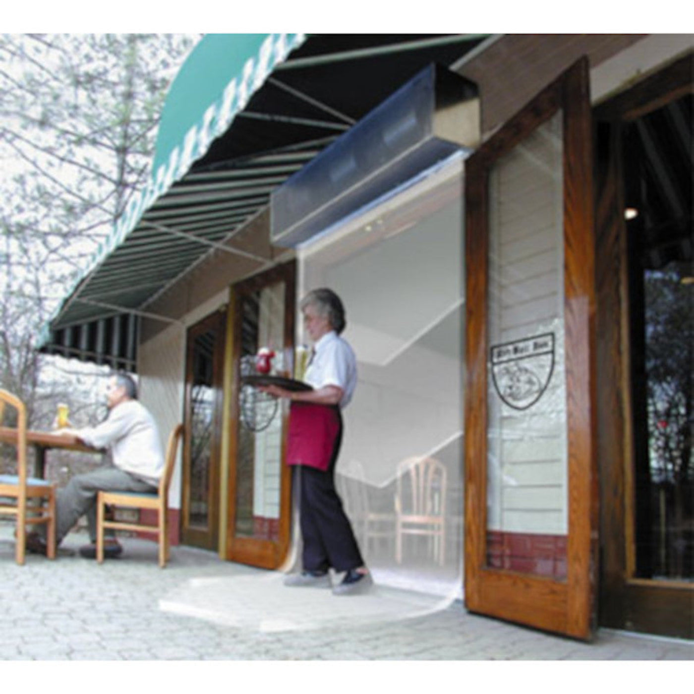 Curtron S-CFD-48-1-SS-FILTER 49" Heated Commercial Front Door Air Curtain - CUSCFD481SSFILTER