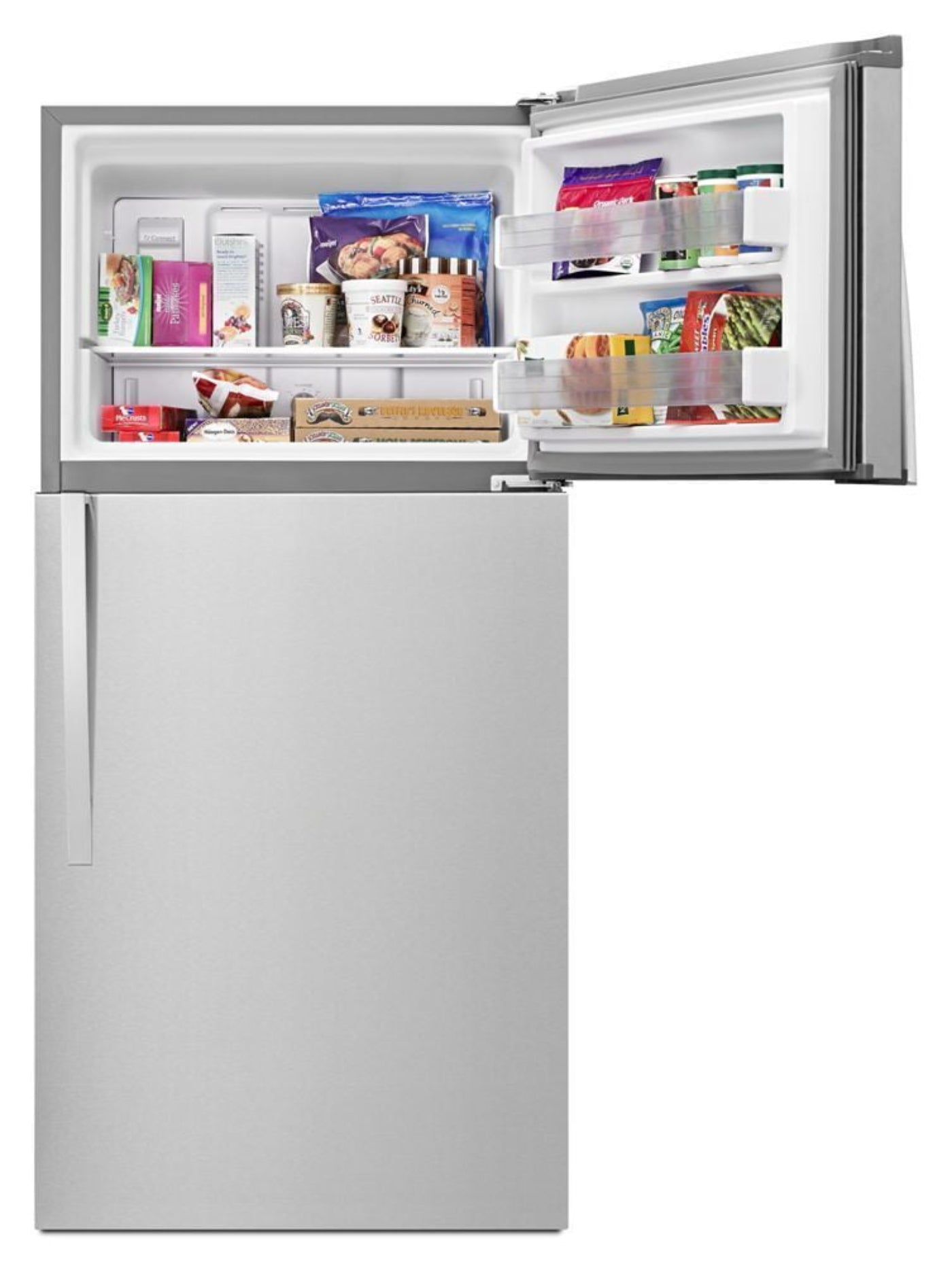 WHIRLPOOL 30-inch Wide Top Freezer Refrigerator - 19 cu. ft. - WRT519SZDM-KT
