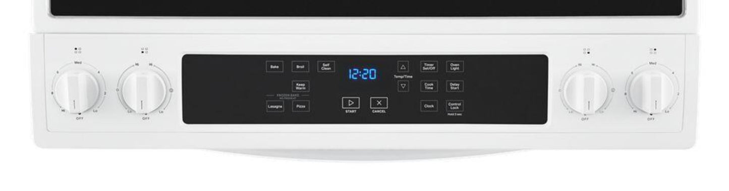 WHIRLPOOL WEE515S0LW 4.8 Cu. Ft. Whirlpool® Electric Range with Frozen Bake™ Technology - WEE515S0LW-KT