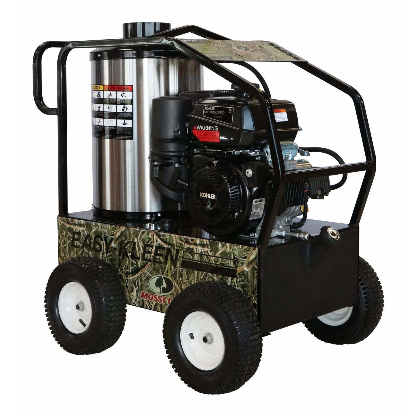 Easy-Kleen Commercial (Hot Water - Gas) Pressure Washer, 3.5 GPM, 4000 PSI, 14 HP, Kohler Engine, Mossy Oak -EZO4035G-K-GP-12-MO