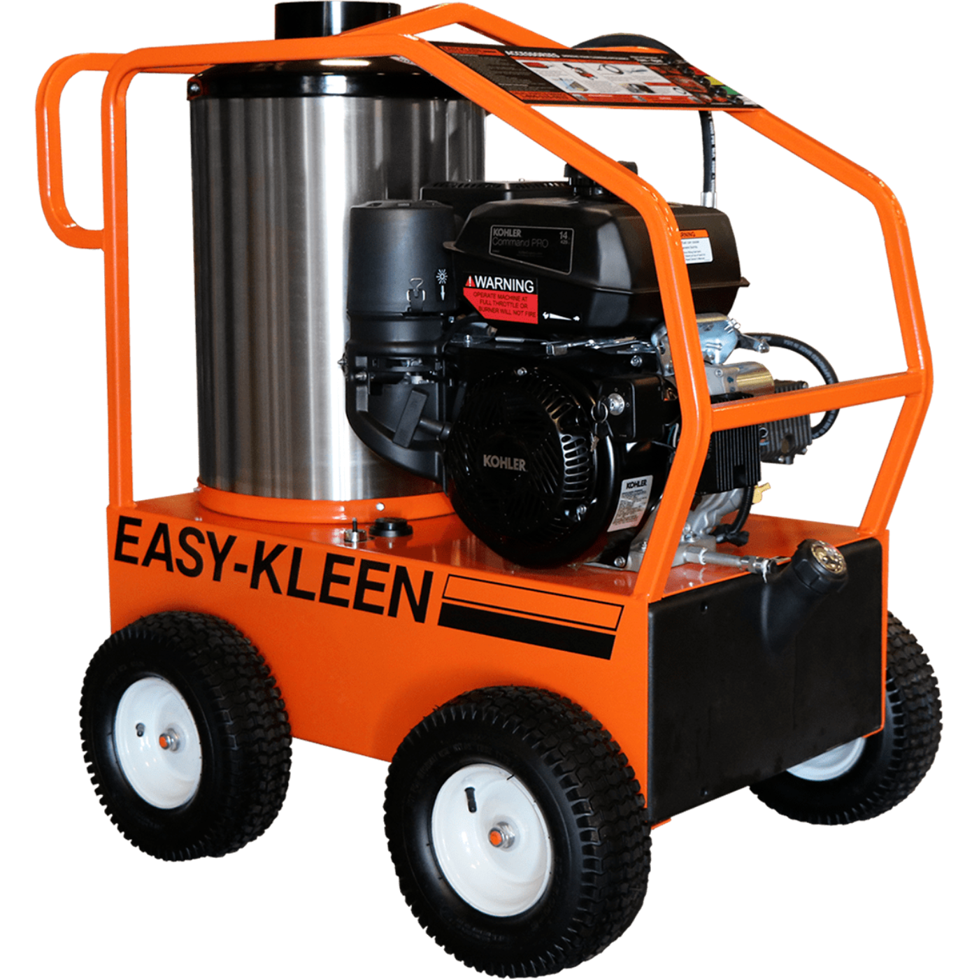 Easy-Kleen Commercial (Gas - Hot Water) Pressure Washer, Kohler Engine, 4000 PSI -EZO4035G-K-GP-12