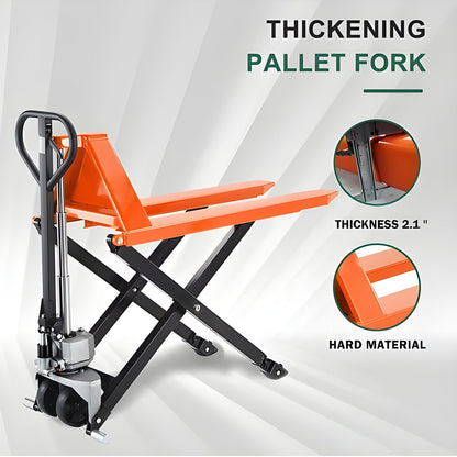 Tory Carrier Lifting Pallet Jack Truck Lifter 2200lbs. 45" x 21" Fork 31.5" Lifting Height New - HL-21