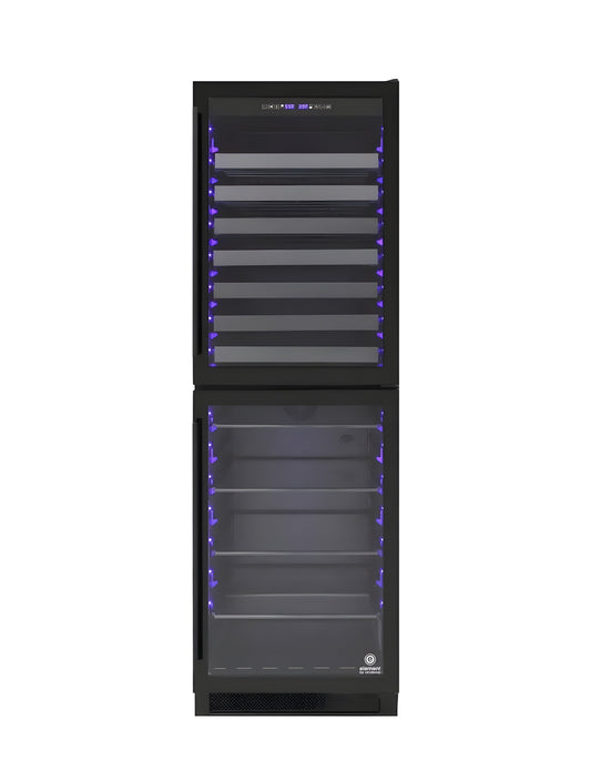 Vinotemp Dual-Zone Wine & Beverage Center - EL-100WBC-TS