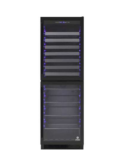 Vinotemp Dual-Zone Wine & Beverage Center - EL-100WBC-TS